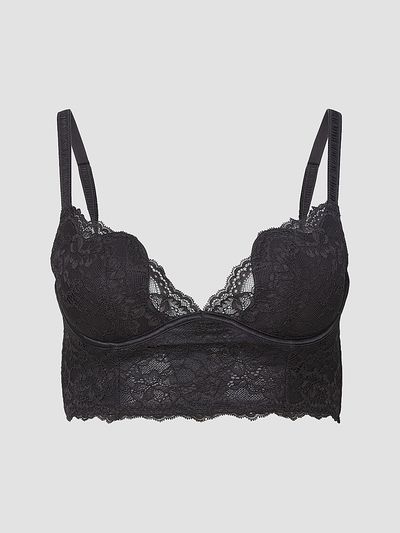 Fleur du Mal Women's Bianca Lace Seduce U-Plunge Bra