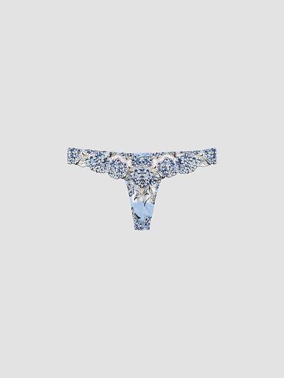 Fleur du Mal Women's Hydrangea Embroidery Thongs