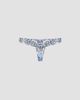 Fleur du Mal Women's Hydrangea Embroidery Thongs - 6