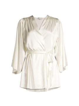 Fleur du Mal Women's Satin Short Robe
