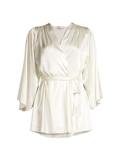 Fleur du Mal Women's Satin Short Robe