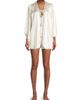 Fleur du Mal Women's Satin Short Robe - 2