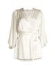Fleur du Mal Women's Satin Short Robe - 7