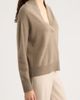 Fleurette Fleurette Cashmere Wrap V-Neck Sweater - 3