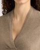 Fleurette Fleurette Cashmere Wrap V-Neck Sweater - 4