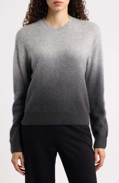 Fleurette Fleurette Dip-Dye Cashmere & Silk Crewneck Sweater