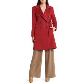 Fleurette Fleurette Double Breasted Cashmere Coat