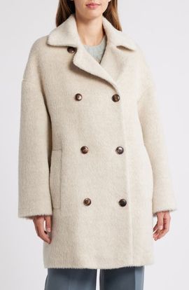 Fleurette Fleurette Tedi Double Breasted Wool & Alpaca Coat
