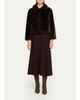 Fleurette Odette Reversible Cropped Shearling Jacket - 2