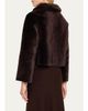 Fleurette Odette Reversible Cropped Shearling Jacket - 3