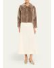 Fleurette Odette Reversible Cropped Shearling Jacket - 6