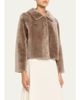 Fleurette Odette Reversible Cropped Shearling Jacket - 8