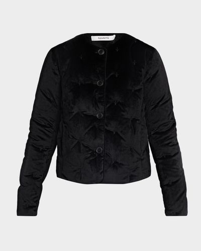 Fleurette Tufted Down-Fill Quilted Jacket