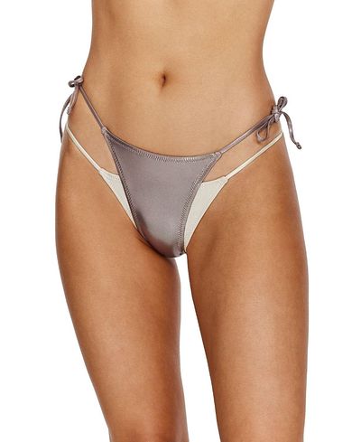 Flirtt Gottex Flirtt Gottex Moonlight Layered Side Tie Bikini Bottom