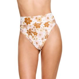 Flirtt Gottex Flirtt Gottex Nostalgic Bloom Ultra High Waist Bikini Bottom Swimsuit