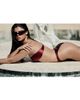 Flirtt Gottex Flirtt Gottex Satin Royale High Waist High Leg Bikini Bottom Swimsuit - 5