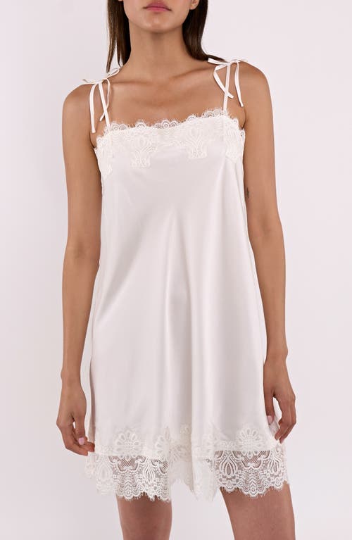 Flora Nikrooz Flora Nikrooz Celeste Lace Trim Chemise