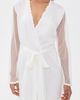 Flora Nikrooz Flora Nikrooz Showstopper Charmeuse Robe Ivory - 2