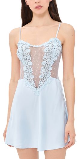 Flora Nikrooz Flora Nikrooz Showstopper Chemise Ice Blue
