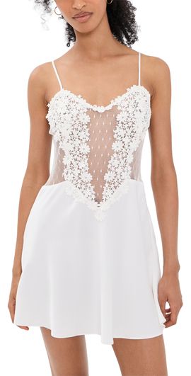 Flora Nikrooz Flora Nikrooz Showstopper Lace Chemise Ivory