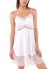 Flora Nikrooz Flora Nikrooz Skyler Lace Trim Satin Chemise - 1