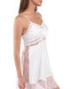 Flora Nikrooz Flora Nikrooz Skyler Lace Trim Satin Chemise - 5