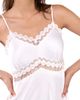 Flora Nikrooz Flora Nikrooz Skyler Lace Trim Satin Gown - 4