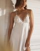 Flora Nikrooz Kylie Lace-Trim Charmeuse Chemise - 1