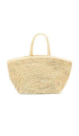 florabella florabella Vallejo Lux Crochet Raffia Tote
