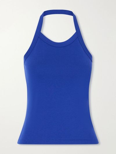 FLORE FLORE Angie halterneck organic cotton-jersey tank