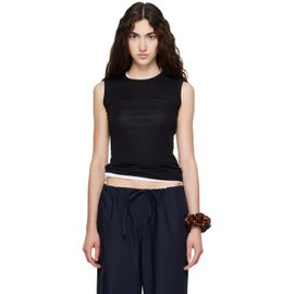 FLORE FLORE FLORE FLORE Black Esmé LW Tank Top