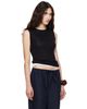 FLORE FLORE FLORE FLORE Black Esmé LW Tank Top - 2