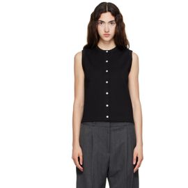 FLORE FLORE FLORE FLORE Black Poppy Sleeveless Cardigan