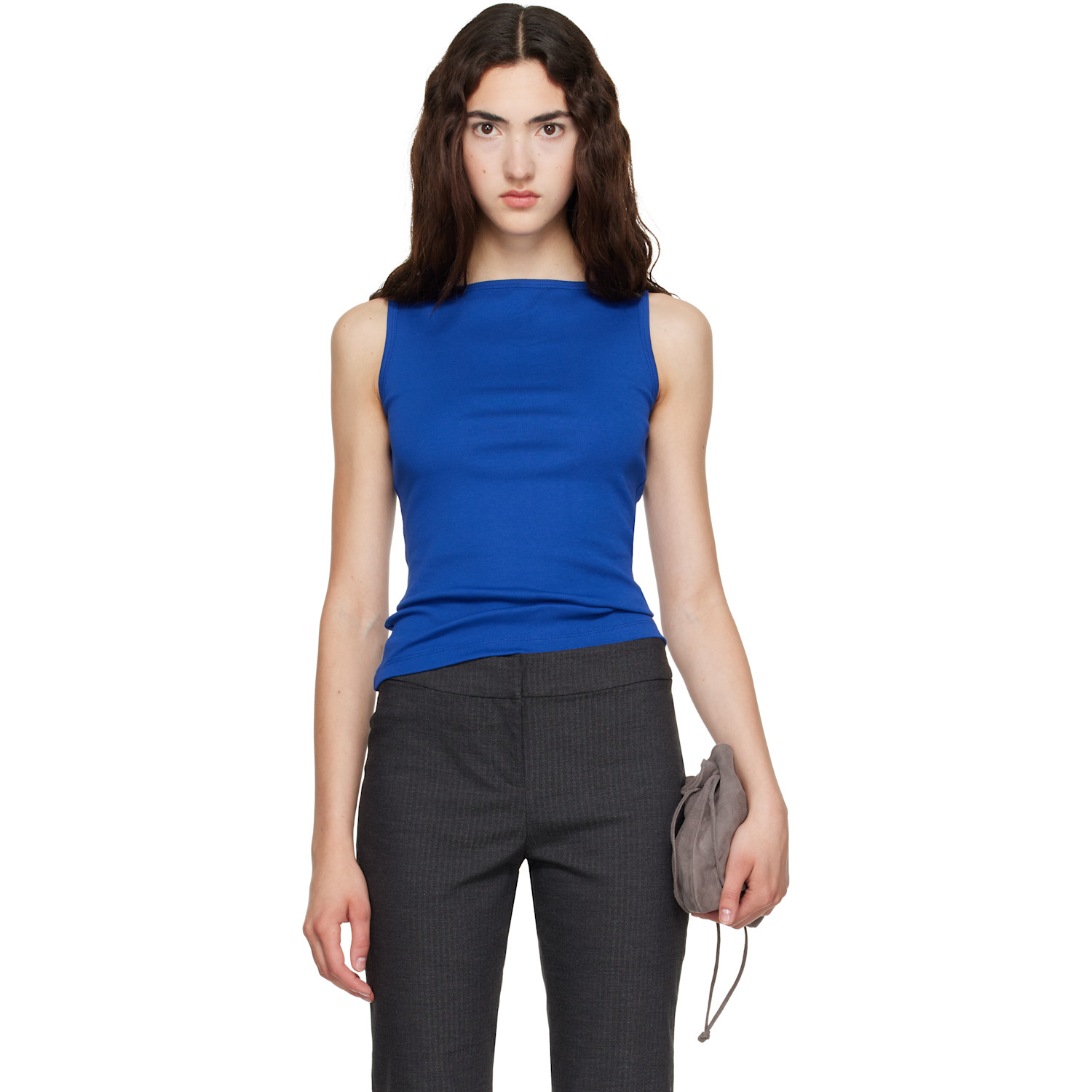FLORE FLORE - Navy Dewi Tank Top