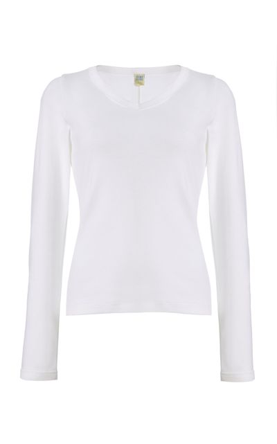 Flore Flore Flore Flore Jill LongSleeved Cotton Top