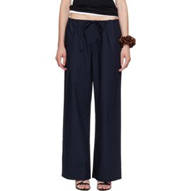 FLORE FLORE FLORE FLORE Navy Josephine Lengthened Trousers