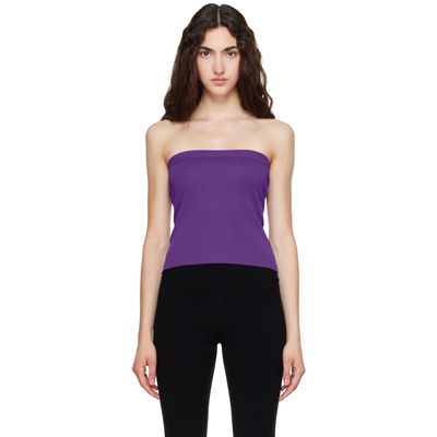 FLORE FLORE FLORE FLORE Purple Bes Bandeau Top