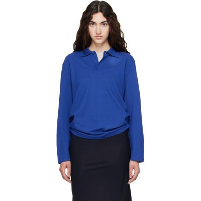 FLORE FLORE FLORE FLORE SSENSE Exclusive Blue Diana Polo