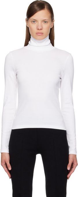 FLORE FLORE FLORE FLORE White Dinah Turtleneck