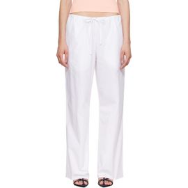 FLORE FLORE FLORE FLORE White Josephine Lengthened Trousers