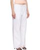FLORE FLORE FLORE FLORE White Josephine Lengthened Trousers - 2
