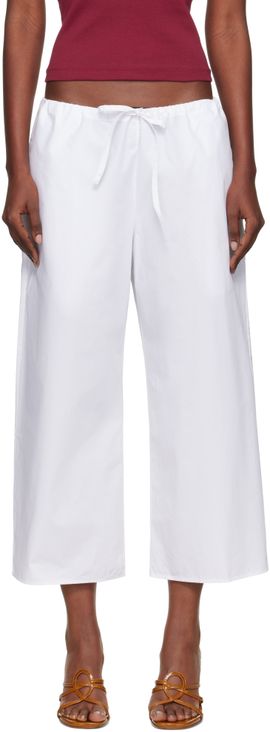 FLORE FLORE FLORE FLORE White Josephine Lounge Pants