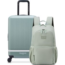 Florence by Mills Florence by Mills 2 Piece Set - Spin Me Away Expandable 20" Carry-On Spinner & Fresh Start Backpack Set
