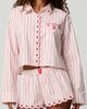Florence by Mills Florence by Mills Cherry Stripe Crop Button-Up Shirt - 1