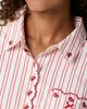 Florence by Mills Florence by Mills Cherry Stripe Crop Button-Up Shirt - 3