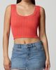 Florence by Mills Florence by Mills Lace Trim Crop Tank - 1