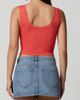 Florence by Mills Florence by Mills Lace Trim Crop Tank - 2