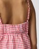 Florence by Mills Florence by Mills Lace Trim Gingham Crop Stretch Cotton Camisole - 4