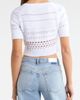 Florence by Mills Florence by Mills Mixed Stitch Short Sleeve Cotton Cardigan - 2