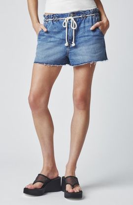 Florence by Mills Florence by Mills Paper Bag High Waist Denim Shorts
